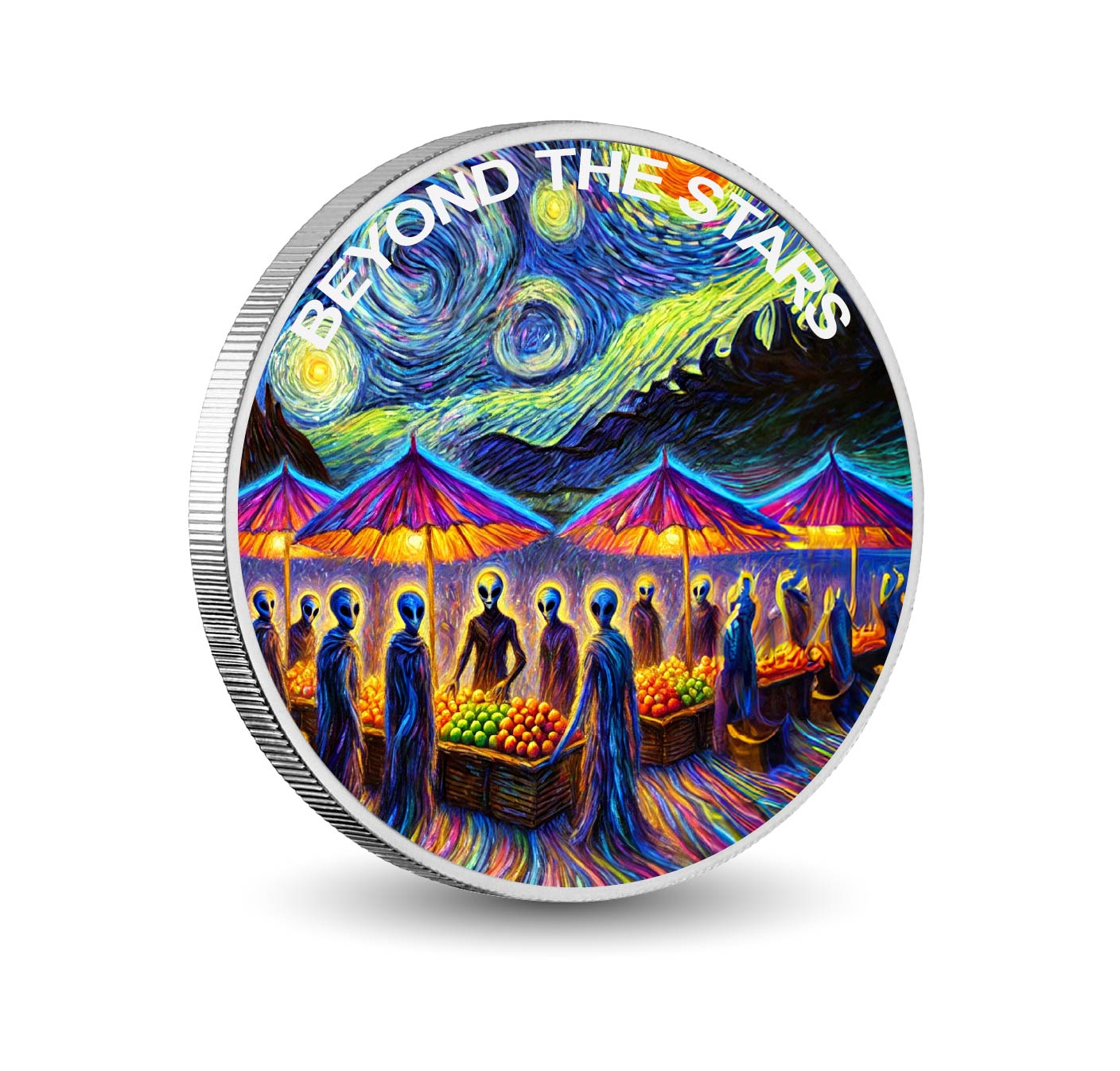 Starlit Trade Beyond the Stars 1oz Silver Coin
