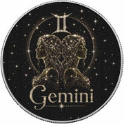 Gemini: Twin Flames 1 oz .999 Fine Silver Coin – Colorized BU Finish