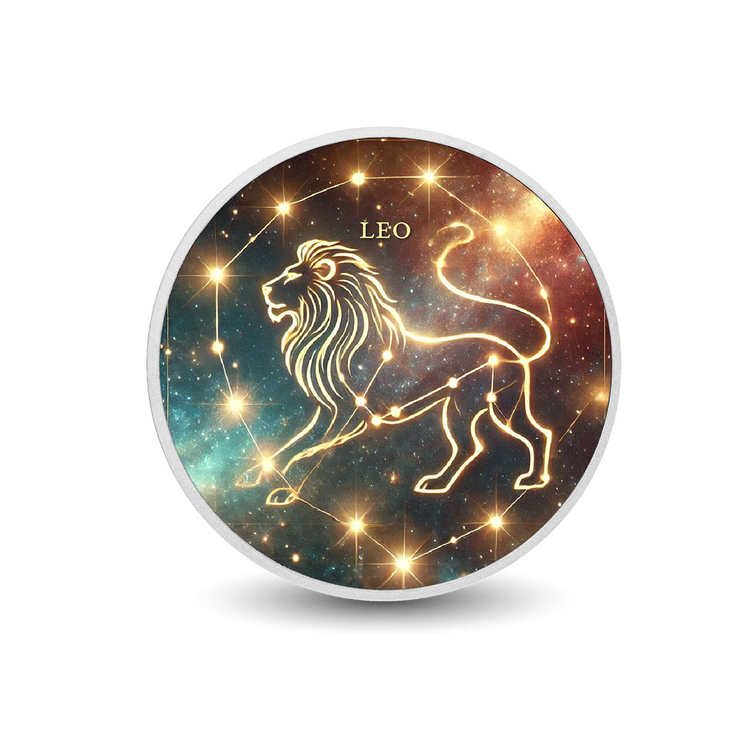 Zodiac Signs - Leo 1oz Silver Coloured Coin