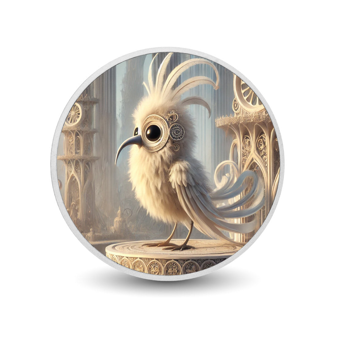 Clockwork Plume: Guardian of the Celestial Spires Coloured  Coin