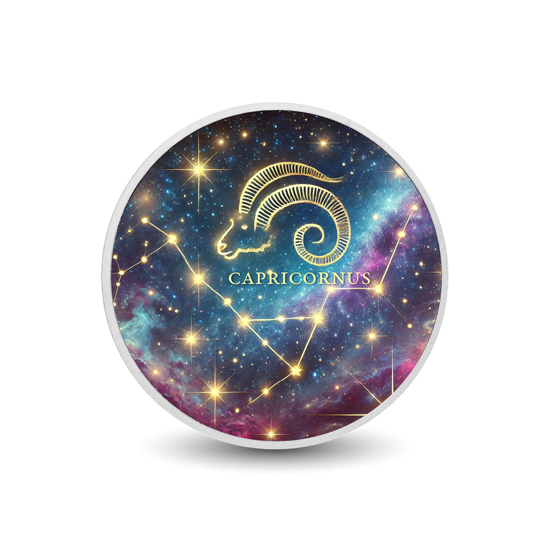 Zodiac Signs - Capricorn 1oz Silver Coloured Coin