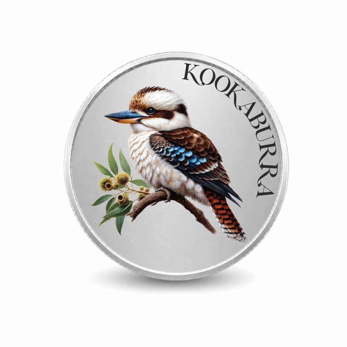 Icon of Australia: Kookaburra Silver-Plated Cupronickel Medallion