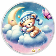 A Cuddle Full of Love - Starry Night's Cozy Hug  1oz Silver Coloured Coin