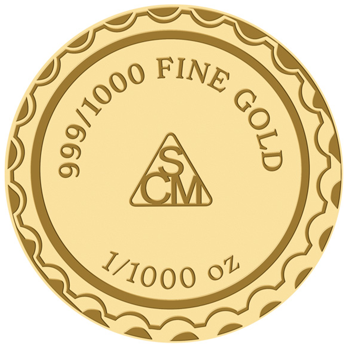 Coca-Cola Pop Art Bottle Cap999 Fine Gold 1/1000 oz Coin in Card