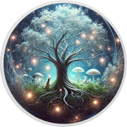 Arbre lumineux 1oz Pièce colorée en argent