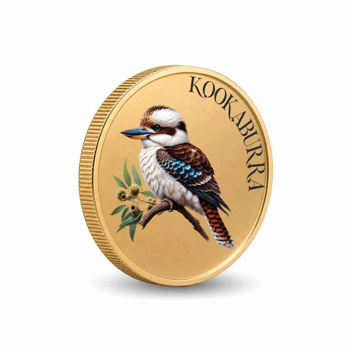 Icon of Australia: Kookaburra Gold-Plated Cupronickel Medallion