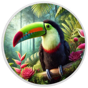 Joyau de la forêt tropicale : le toucan éclatant, pièce