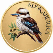 Icon of Australia: Kookaburra Gold-Plated Cupronickel Medallion