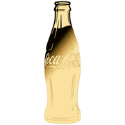 Coca-Cola Bottle 999 Fine Gold 1/1000 oz Coin in Card