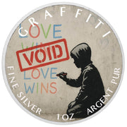 Love Void – Wymazanie Nadziei, 1oz, kolorowana moneta z czystego srebra