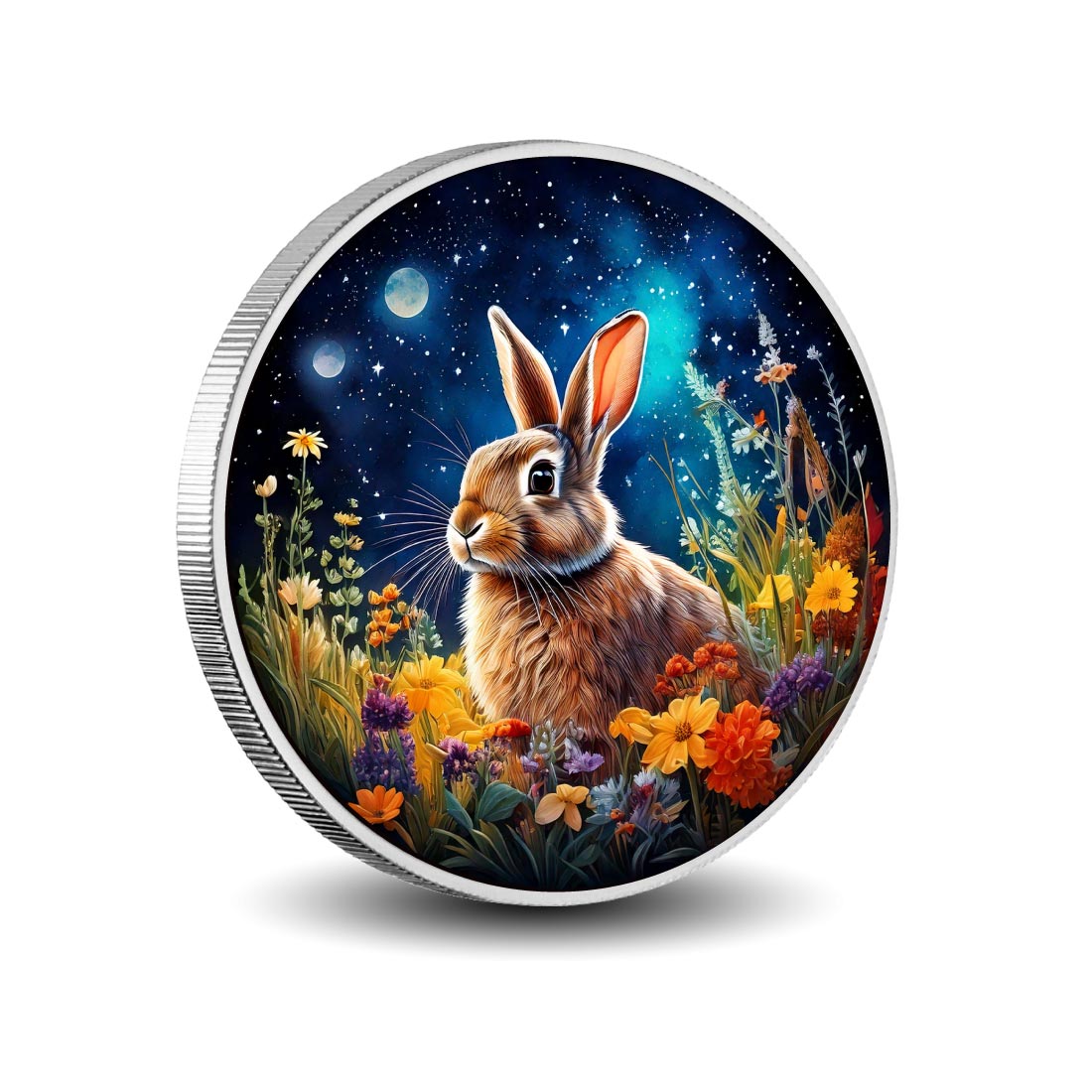 Cosmic Garden: The Twilight Bunny 1oz Coloured BU
