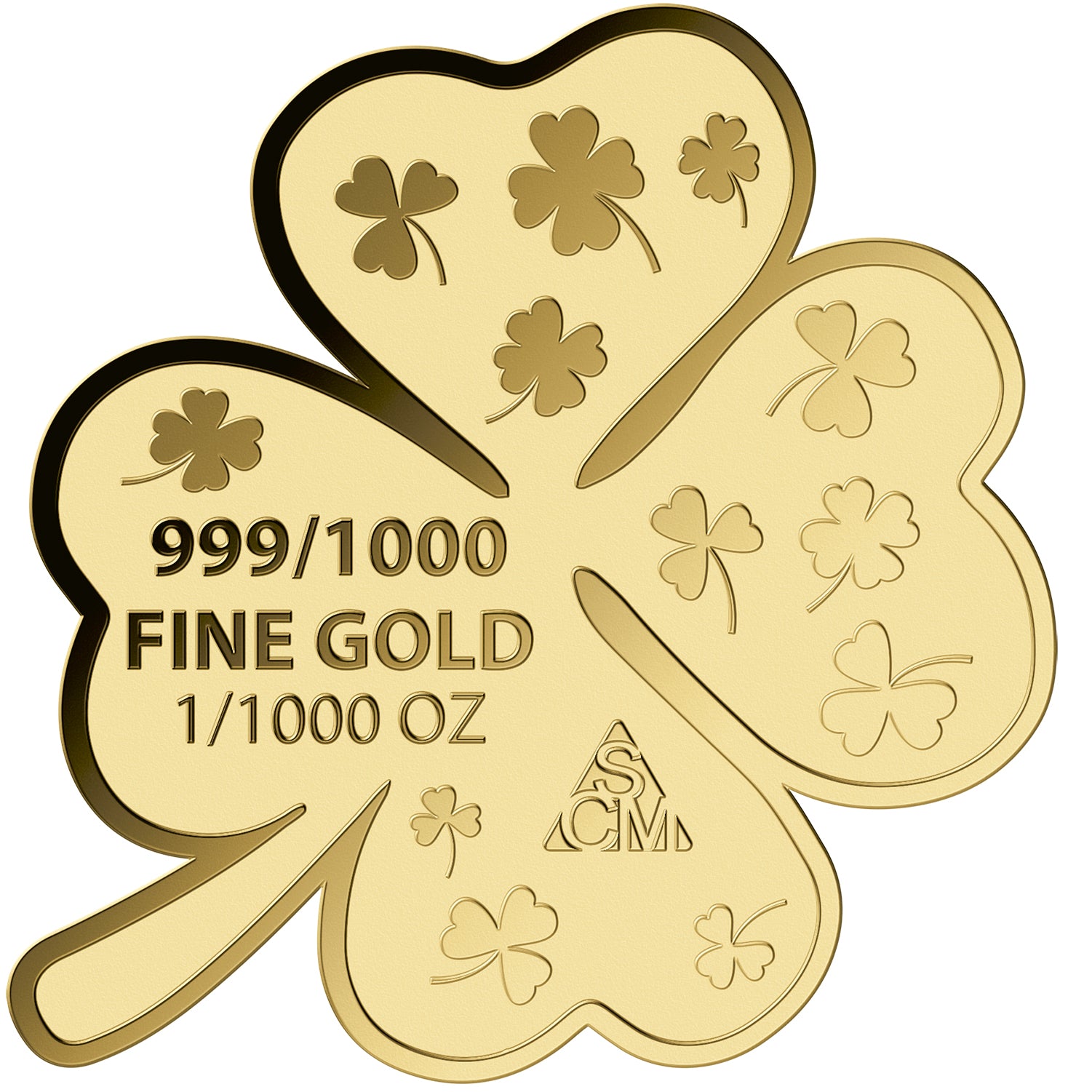 Cloverleaf 999 Fine Gold 1/1000 oz Coin in Box
