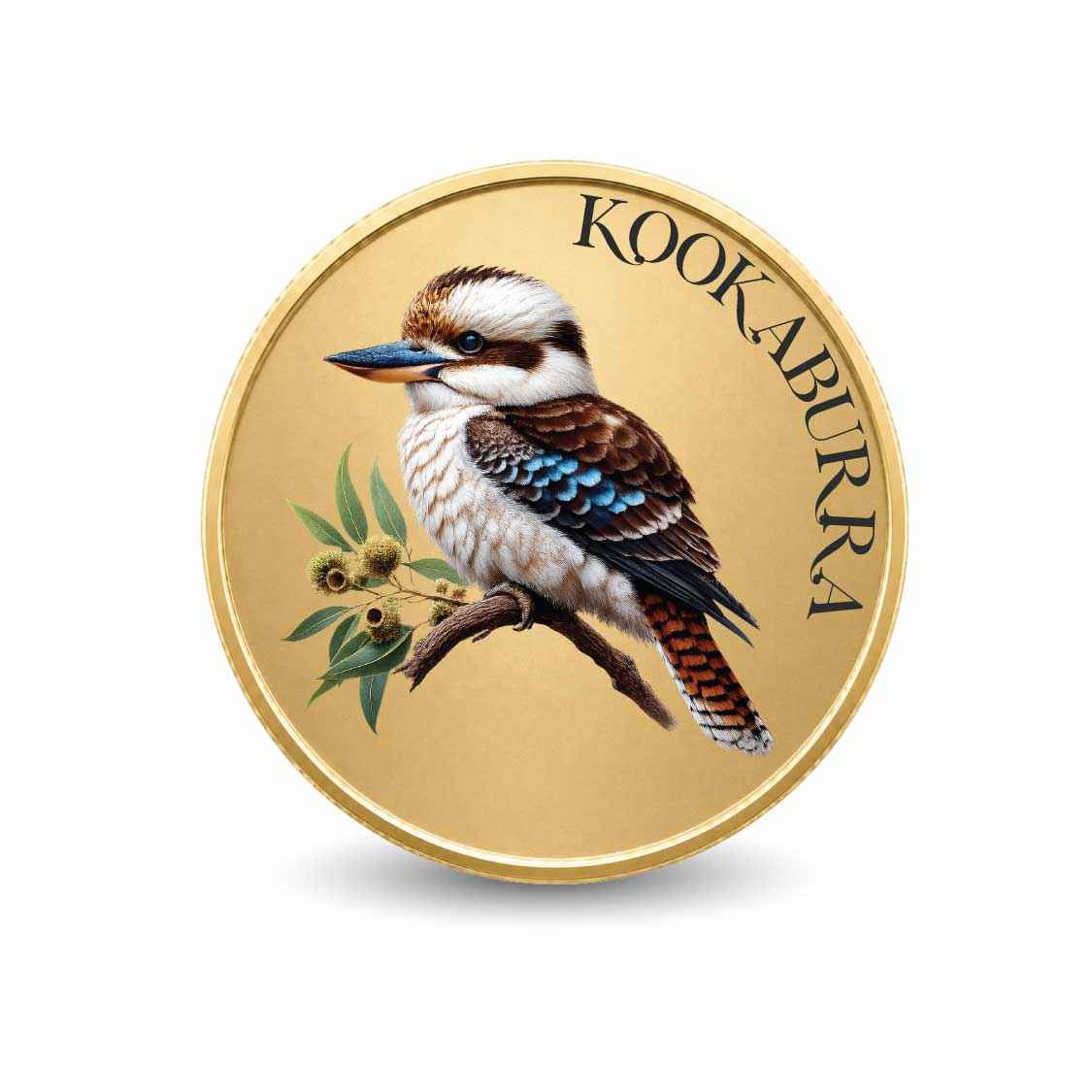 Icon of Australia: Kookaburra Gold-Plated Cupronickel Medallion