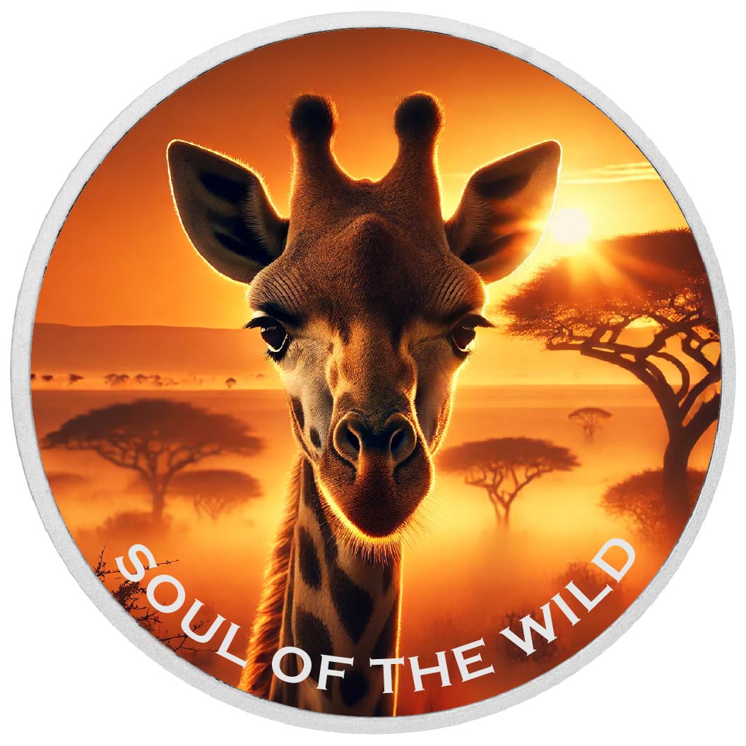 Sentinelle du coucher du soleil : l’âme de la nature sauvage 1oz Argent coloré