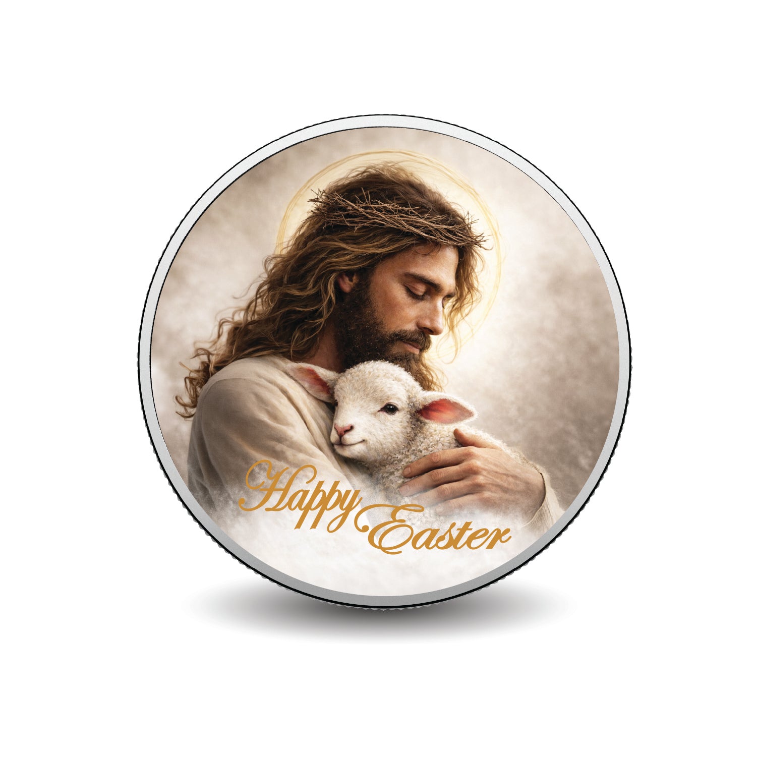 Easter Blessings 1oz Fine Silver Coloured Coin