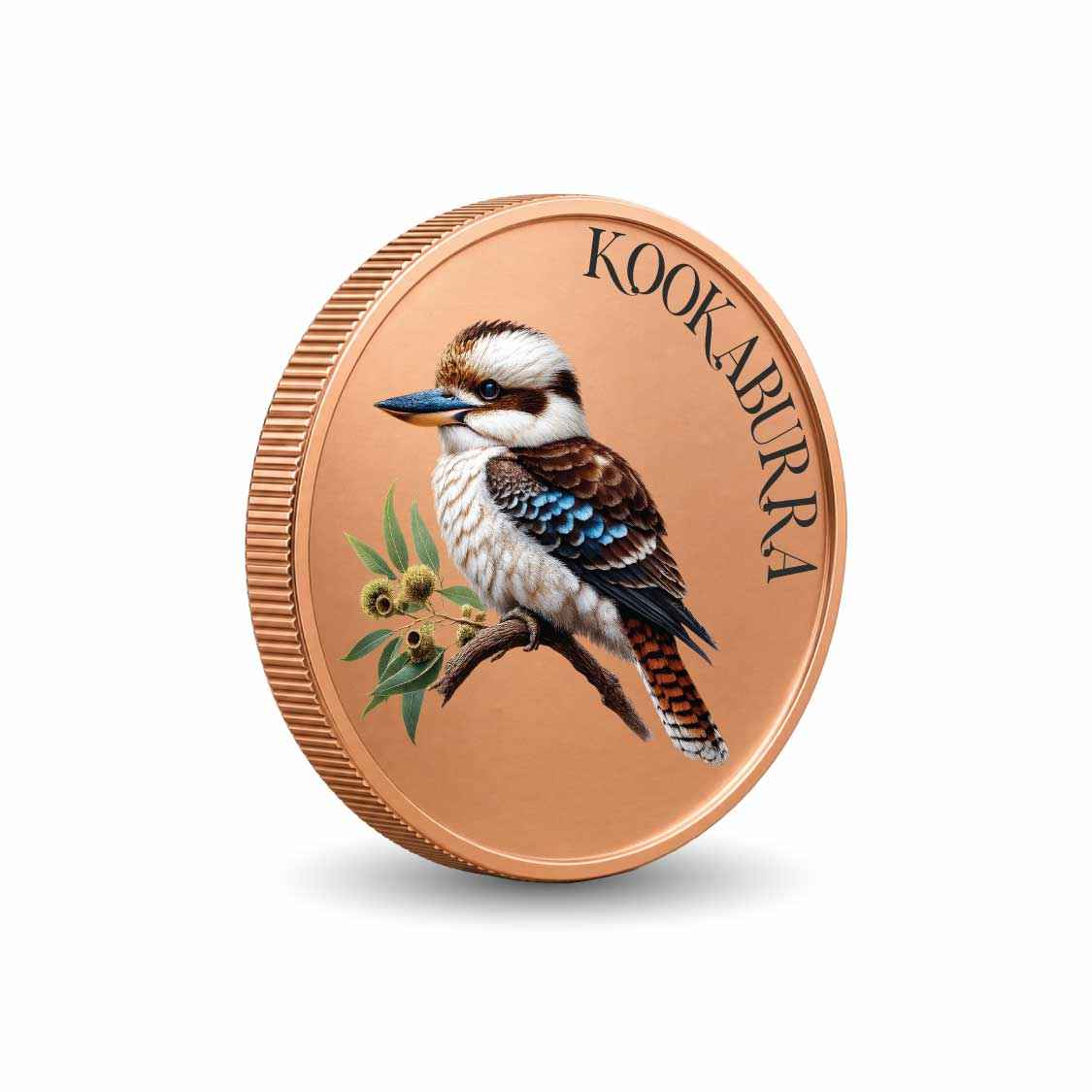 Icon of Australia: Kookaburra Copper-Plated Cupronickel Medallion