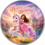 Birthday Princess 1oz Fine Silver Coloured Coin