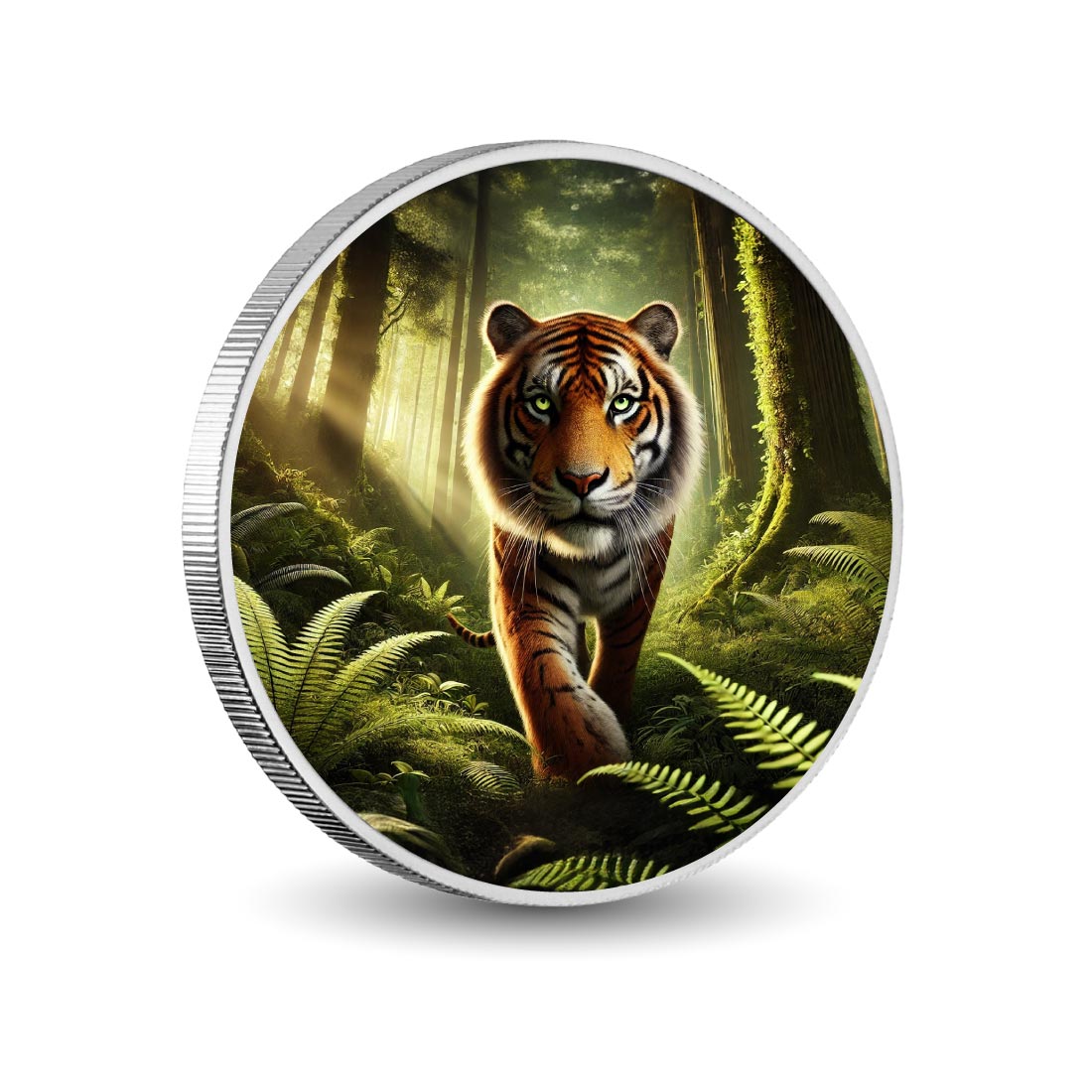 Shadow of the Jungle Majesty Silver Coin
