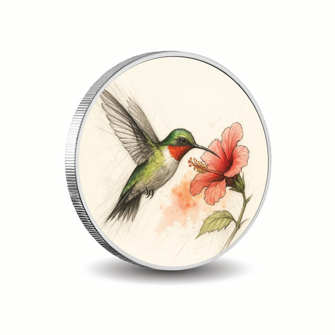 Whispers of Nectar 1oz Fine Silver Coloured Coin