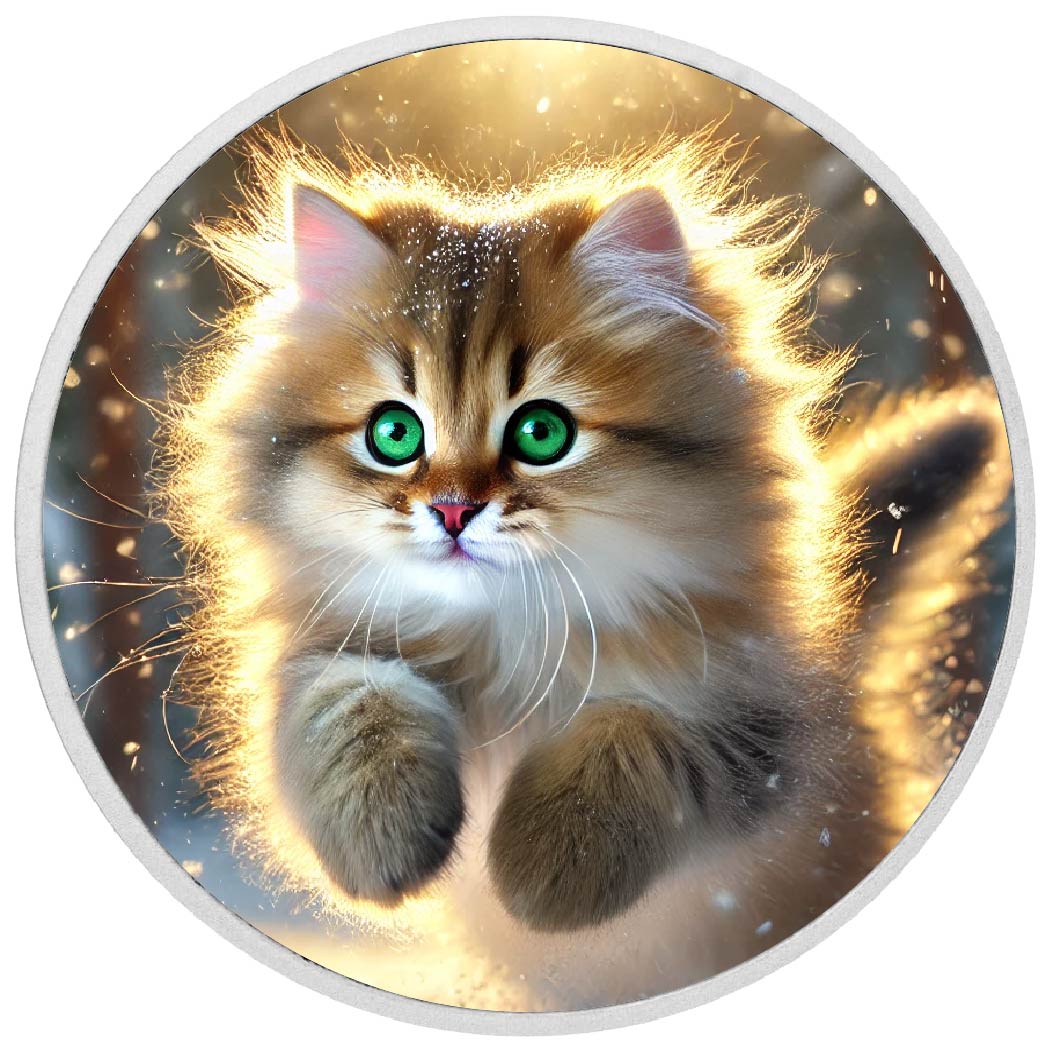 Éclat doré : un bond de lumière, pièce de 1 oz
