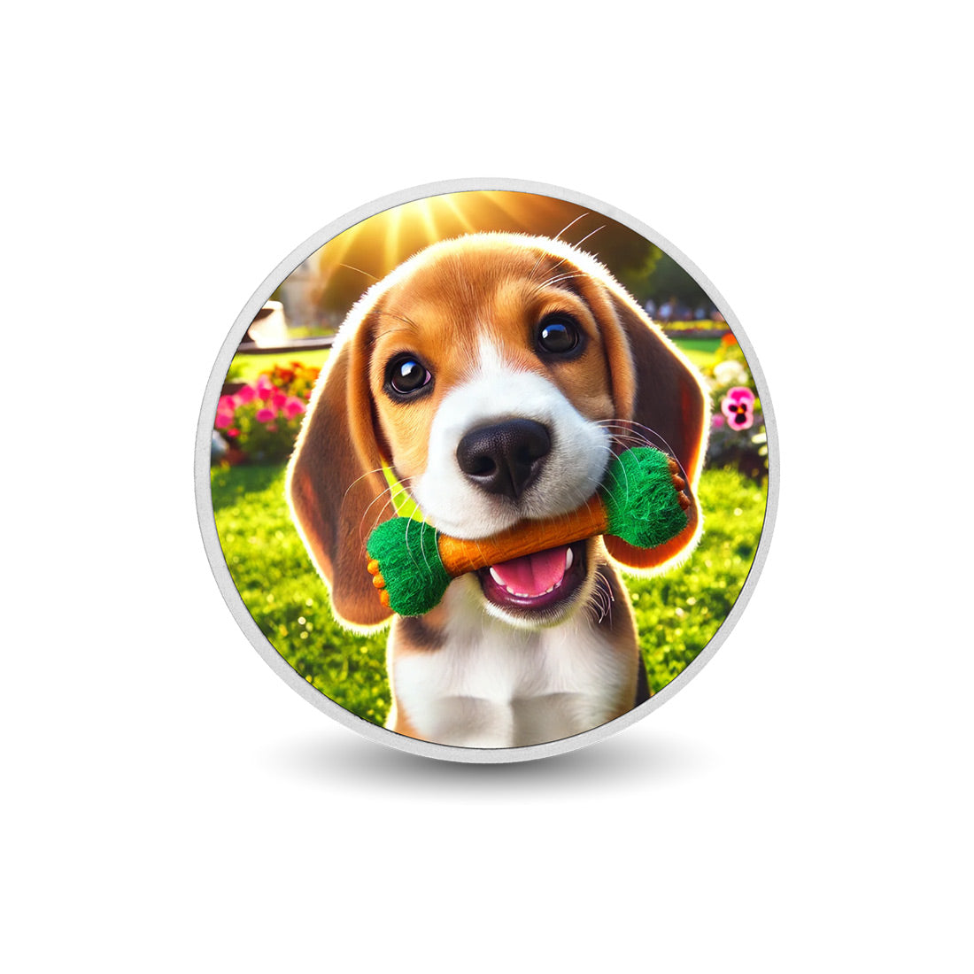 Fetch and Sunshine 1oz silberfarbene Münze