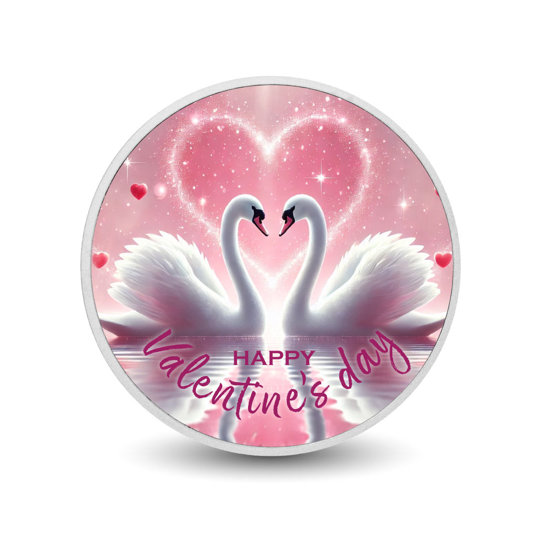 Graceful Hearts Entwined 1oz Coloured Coin