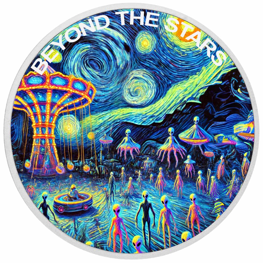 Cosmic Carnival Beyond the Stars 1oz Silver Coin