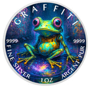 Cosmic Croaker Portal Painter 1oz Fine Silver Coloured Coin