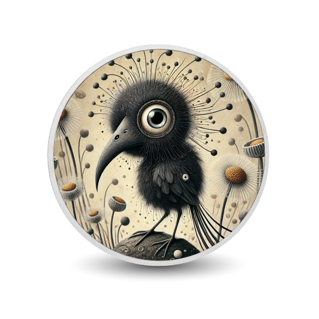 Cosmic Crow: Harbinger of the Blooming Void Coloured Coin