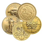 Gold Bullion Coin (Random)  1/10oz 999+  - 1 Piece