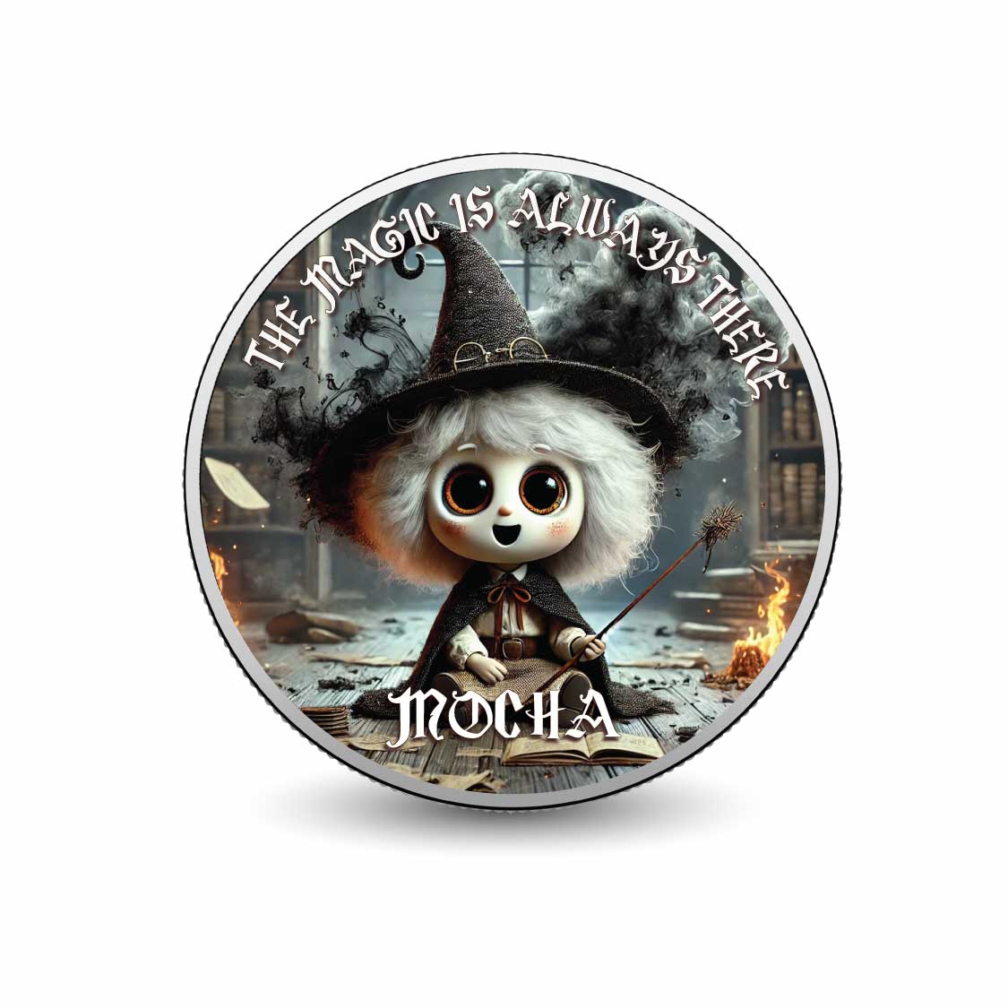 Mocha the Joyful Wizardling 1oz Silver Coloured Coin