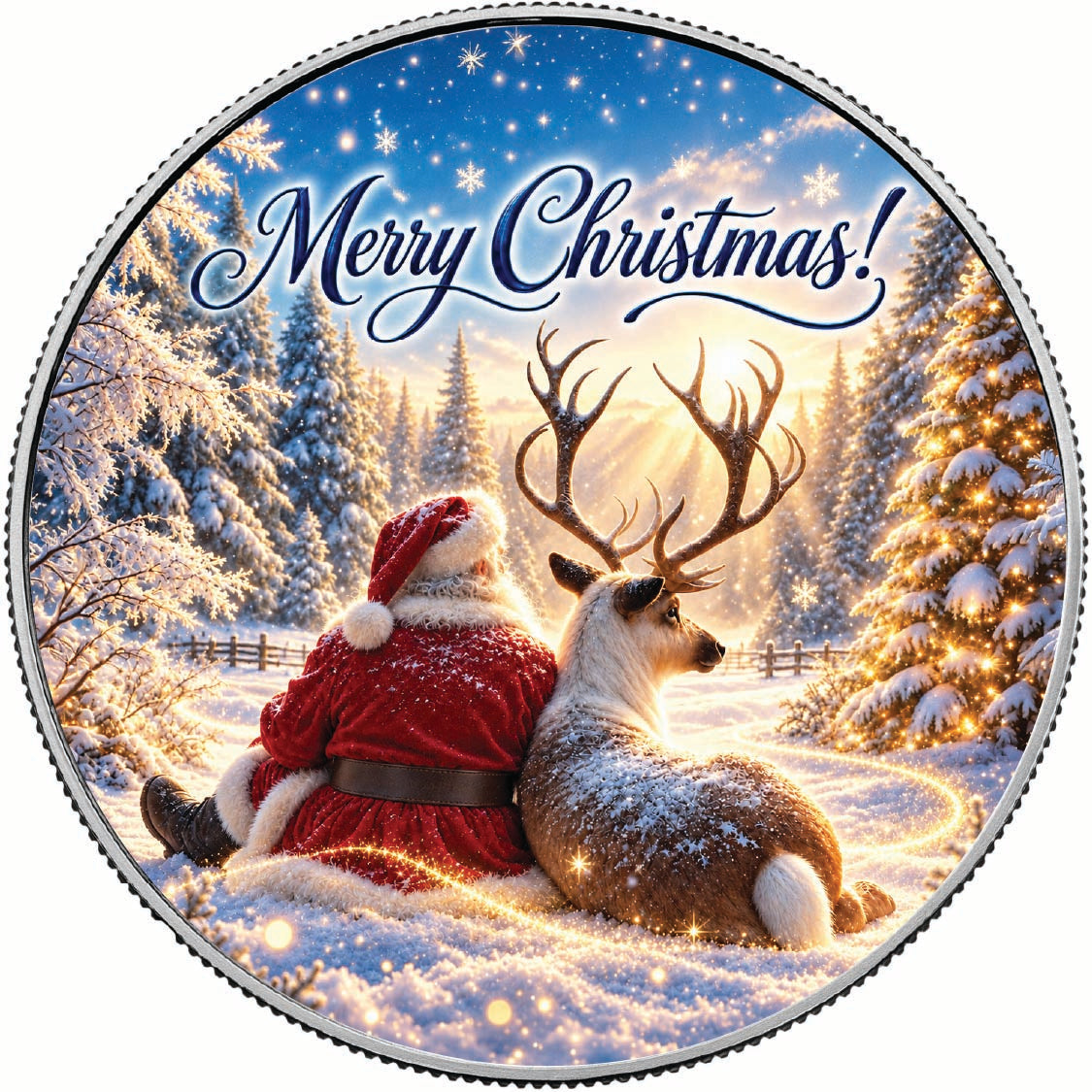 A Pause for Magic 1oz 999.9 Fine Silver Coin Colorized BU Finish
