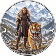 Queen of the Tiger Peaks 1oz .999 Fine Silver Coin – Colorized BU Finish
