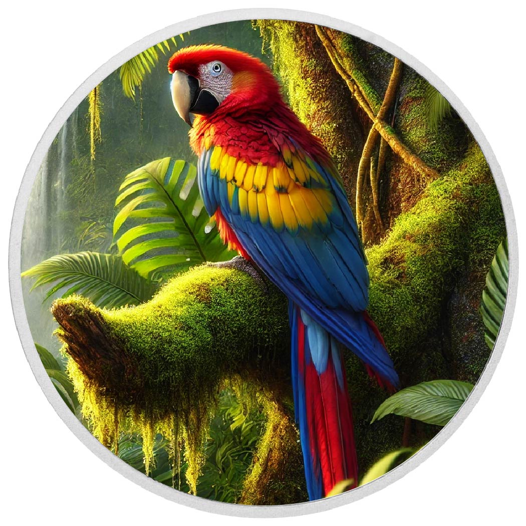 Rainbow Regent: The Scarlet Macaw Coin