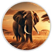 Pièce en argent Titan de la savane dorée
