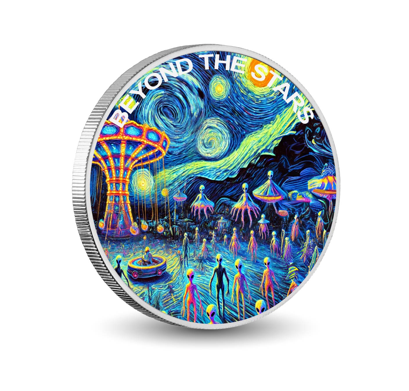 Cosmic Carnival Beyond the Stars 1oz Silver Coin