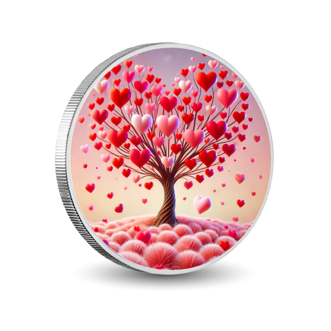 Arbre de l’amour éternel, pièce d’argent de 1oz