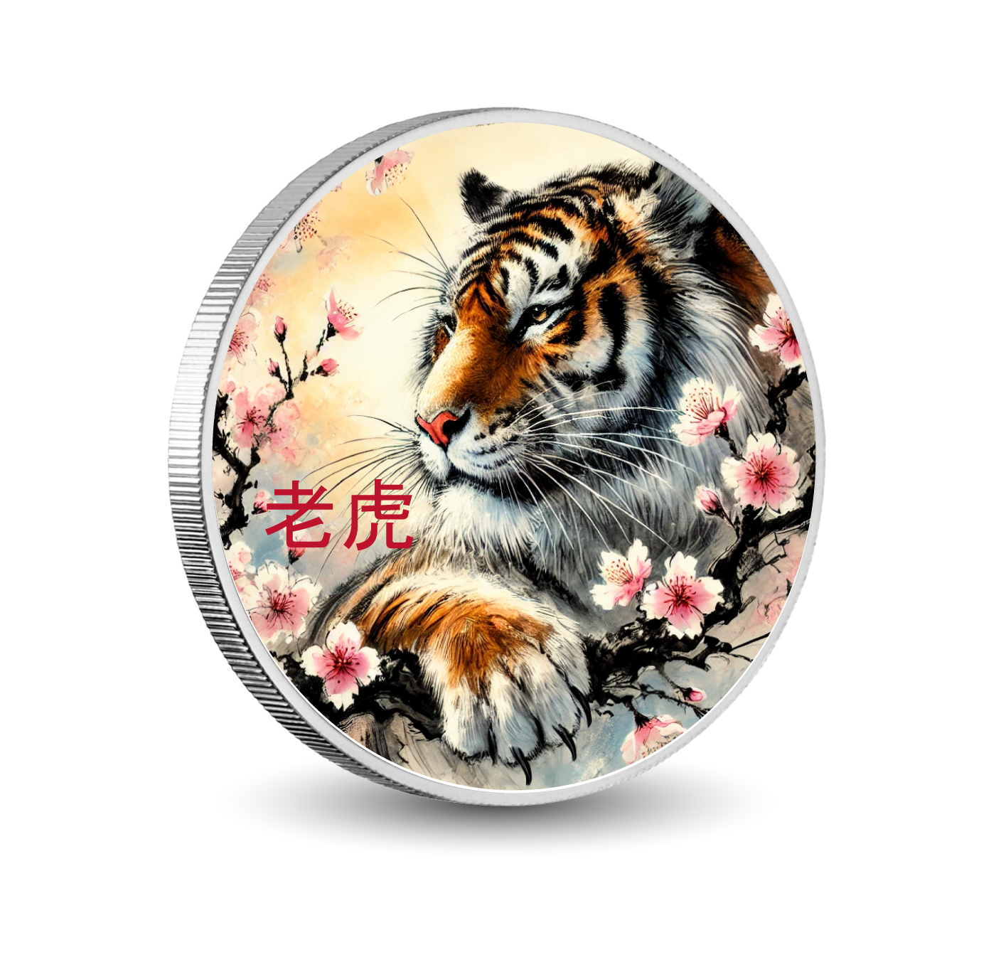 Murmure des fleurs 1oz Argent coloré