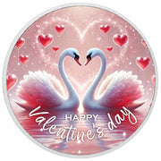 Cygnes de sérénité, pièce colorée de 1oz
