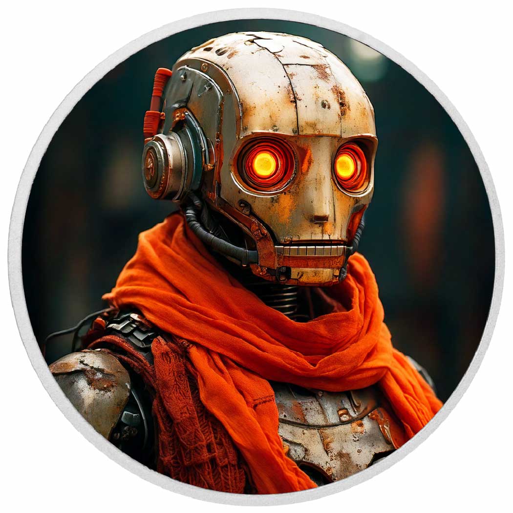 Cyber ​​Nomad: Keeper of the Ember 1oz Farbige BU