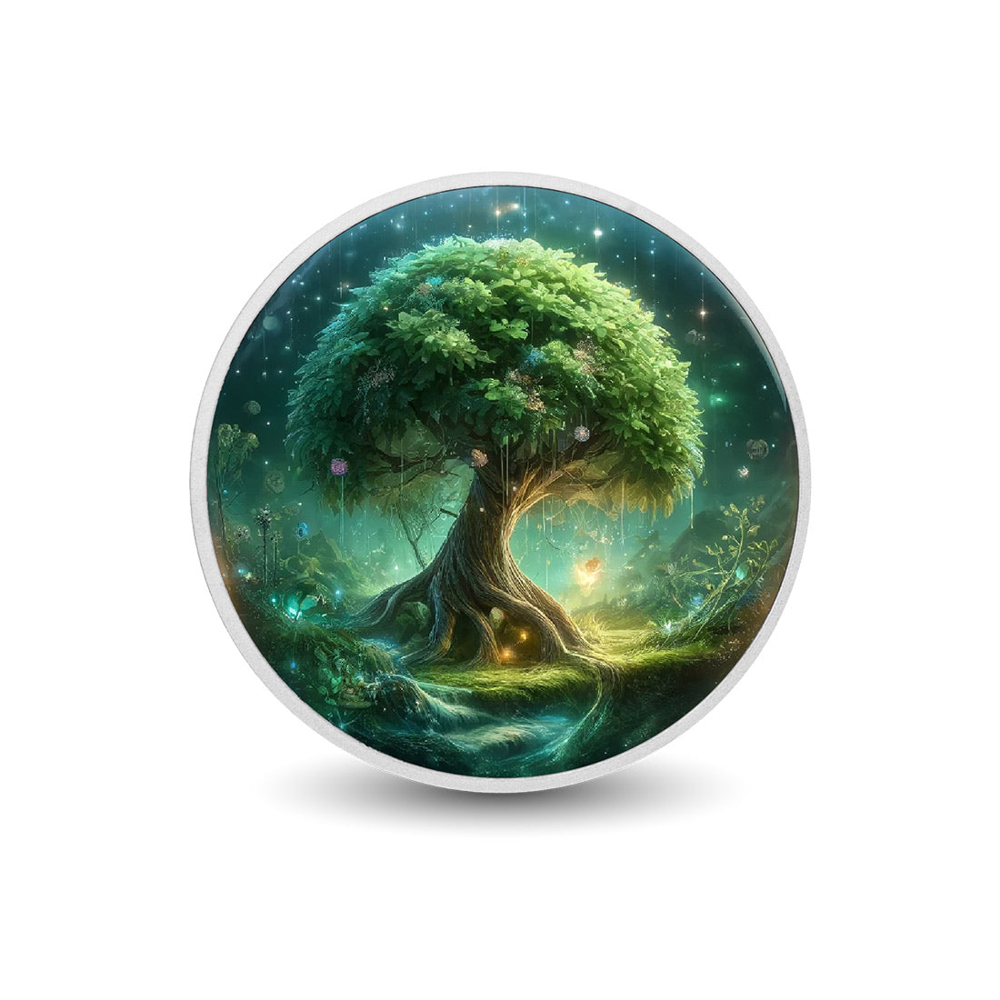 Arbre magique 1oz Pièce colorée en argent