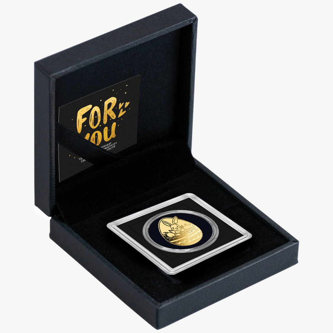 Easter Egg 999 Fine Gold 1/1000 oz Coin in Box