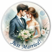 Jeunes mariés - Instant d’amour pur, pièce en argent de 1oz