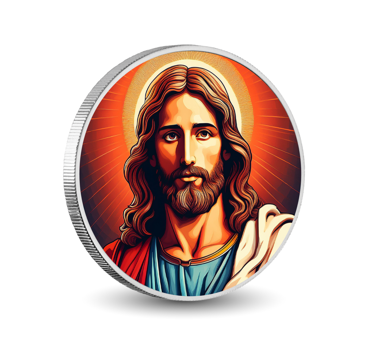Luce sacra 1oz Silver Coloured Coin