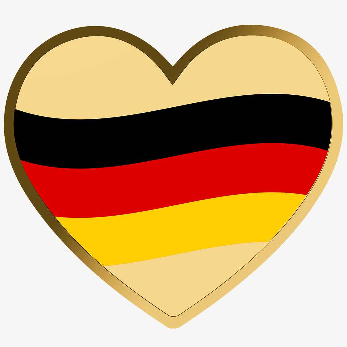 Heart for Germany 999 Fine Gold 1/1000 oz Coin in Box