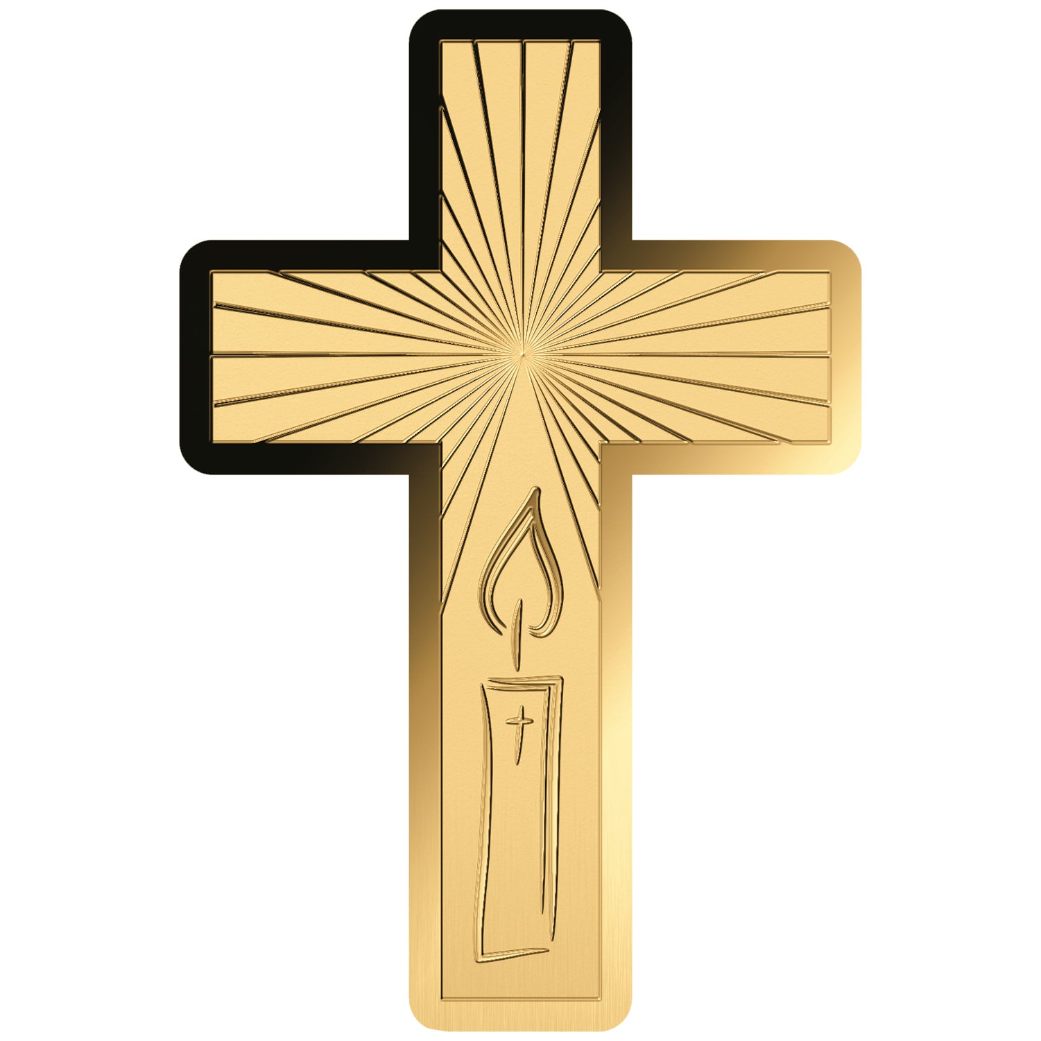 Cross 999 Fine Gold 1/1000 oz Coin in Box