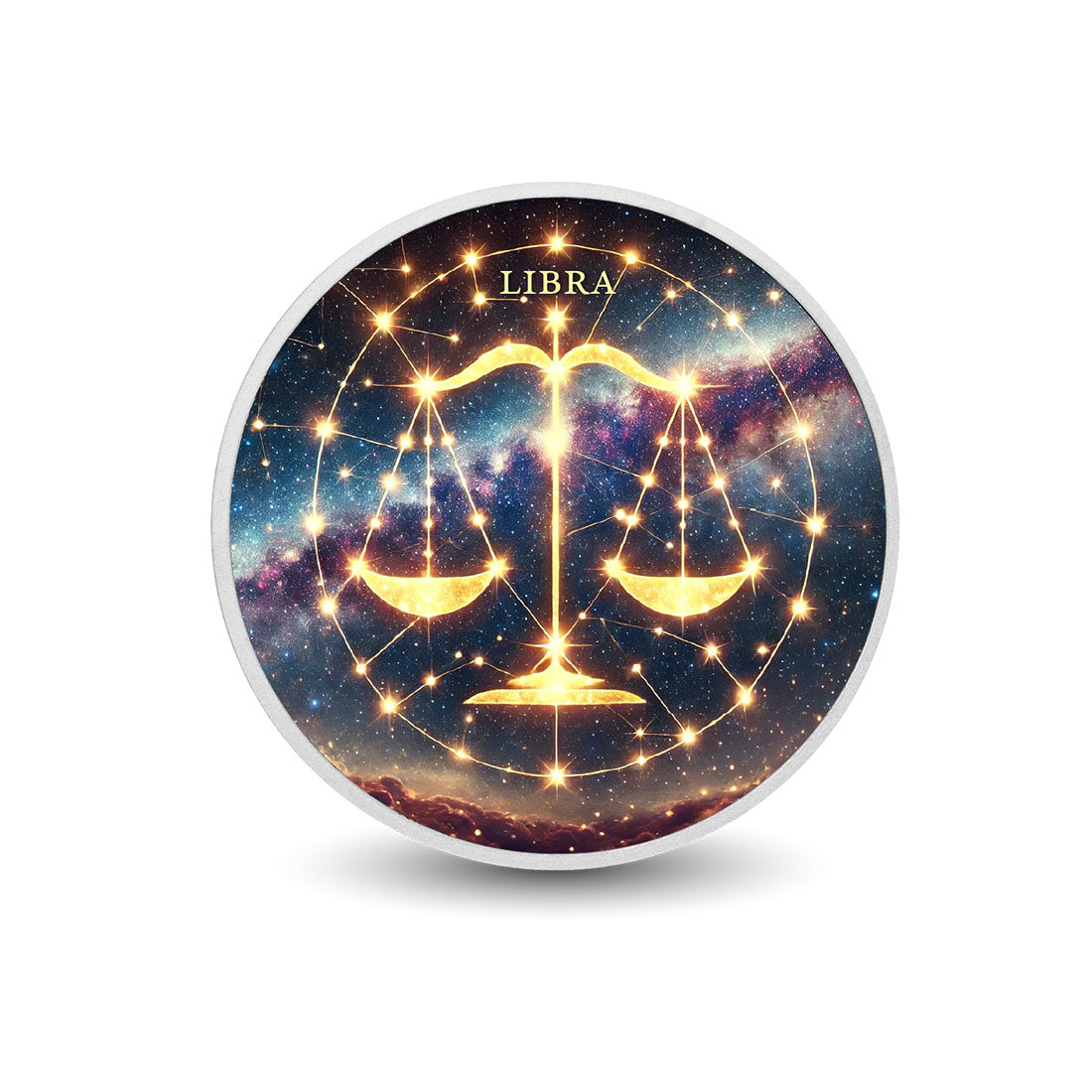 Zodiac Signs - Libra 1oz Silver Coloured Coin