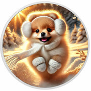 Winter Whimsy: Fluffy in Frost 1oz Coin