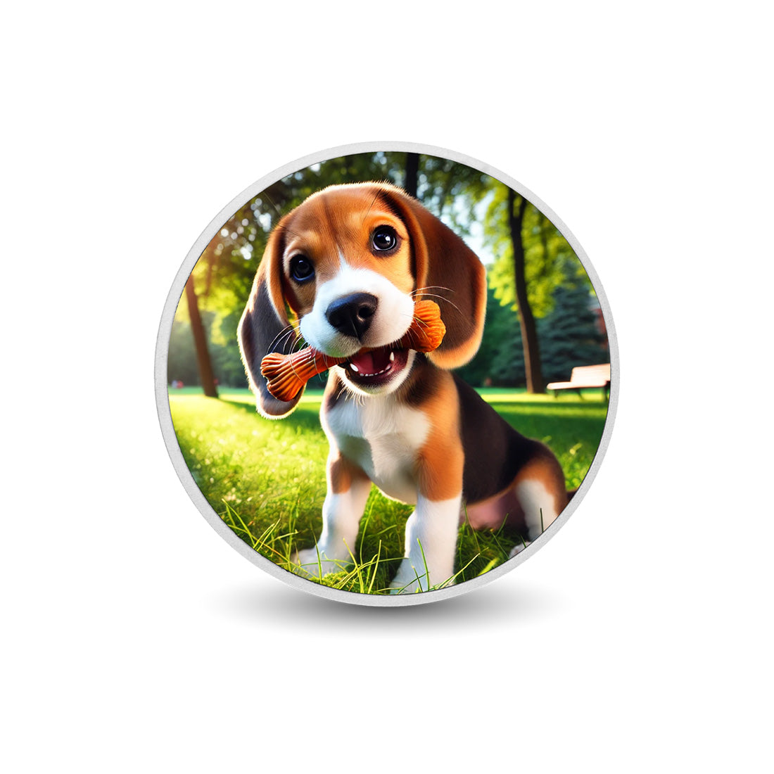 Bone of Happiness 1oz Silver Coloured Coin - Arverni Mint