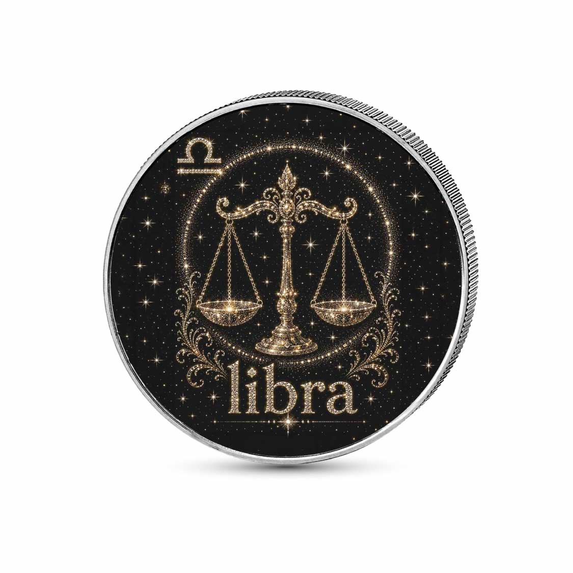 Libra: Born for Balance 1 oz .999 Fine Silver Coin – Colorized BU Finish